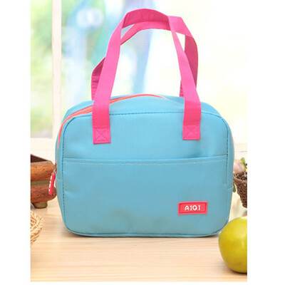 

Toponeto New Portable Waterproof Thickness Insulated Picnic School Lunch Bag Office Black