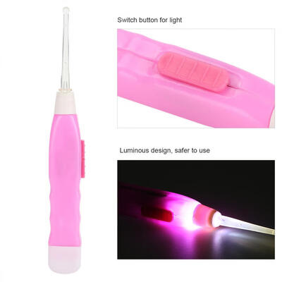 

Greensen 3pcs Set Baby Children Adult Care Kit LED Flashlight Earpick Nail File Dead Skin Remover