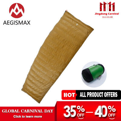 

AEGISMAX Outdoor Camping LIGHT Goose Down Envelope Sleeping Bag Three-Season Down Lengthened Adult Nylon Spring Sleeping Bag