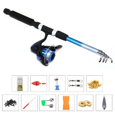 

Fishing Reel Rod Combo Set Fishing Pole Spinning Reel Set with Fishing Accessories