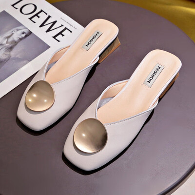 

Slippers ladies wear elegant outdoor dresses without heels Grandma Slippers Slippers&Half Slippers