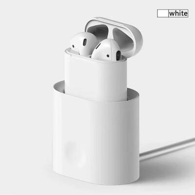

2019 New Desktop Charger For Airpods 1 2 Soft Silicone Charging Adapter Stand