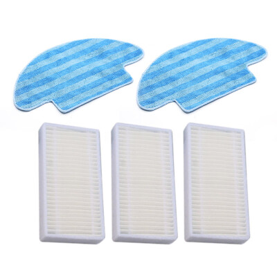 

Vacuum Parts Accessories 2pcs Mop Cloth 3pcs Filter For Conga 950 Series Lot