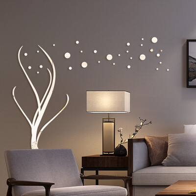 

Toponeto 3D Diy Flower Shape Acrylic Wall Sticker Modern Stickers Decoration