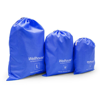 

Pack of 3 Ditty Bags Outdoor Travel Water Resistant Drawstring Dry Sacks Stuff Bags