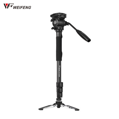 

Weifeng WF-3958M Professional Portable Aluminum Alloy Camera Monopod with Fluid Pan Head Unipod Holder 14" 38" Screw Mounts Max
