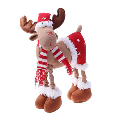 

Christmas Reindeer Deer Elk Xmas Party Doll Desktop Ornaments Pendant Gift