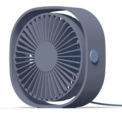 

Kiirie USB Fan Mini Desk Fan with 360° Up&Down 3 Speeds Can Be Selected Suitable for HomeOffice