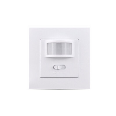

UKEU Standard Infrared PIR Motion Sensor Switch Lamp Bulb Switch Wall Embedded Type Home Supplies