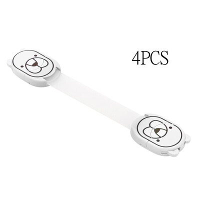 

〖Follure〗4PCS Cupboard Cabinets Strap Locks Child Baby Proof Safety Latches