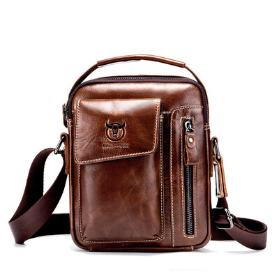 

Genuine Leather Men Messenger Casual Crossbody Male Handbag Shoulder Bag