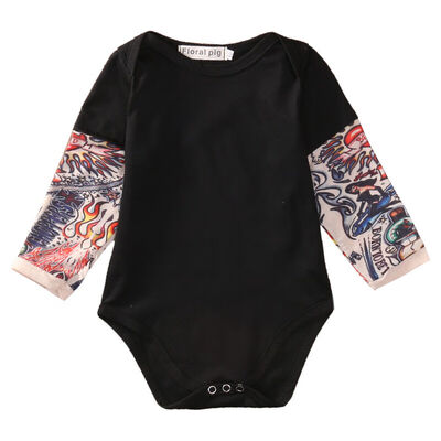 

Baby Kids Boy Girl Infant Romper Plain Jumpsuit Bodysuit Cotton Clothes Outfits