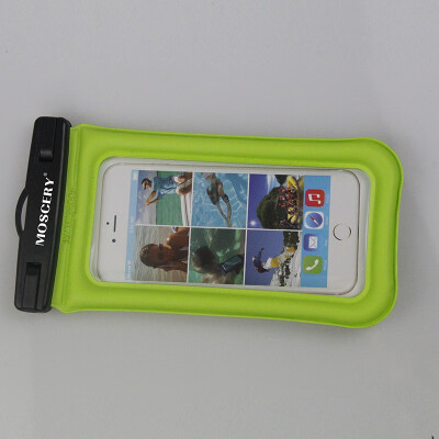 

Inflatable floating mobile phone waterproof bag