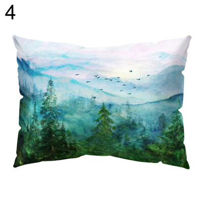 

Tropical Plant Flower Bird Pillow Case Cushion Cover Sofa Bed Car Office Decor