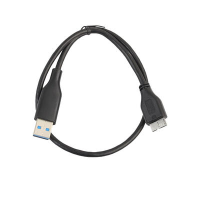 

47cm 15ft USB 30 Male-A to USB30 Micro-B Data Cable Black