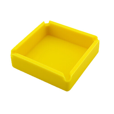 

Siaonvr Premium Silicone Rubber High Temperature Heat Resistant Square Design Ashtray
