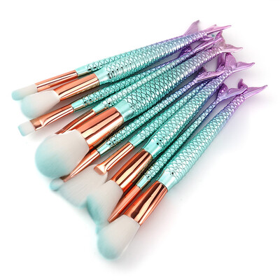 

〖Follure〗10PCS Make Up Foundation Eyebrow Eyeliner Blush Cosmetic Concealer Brushes