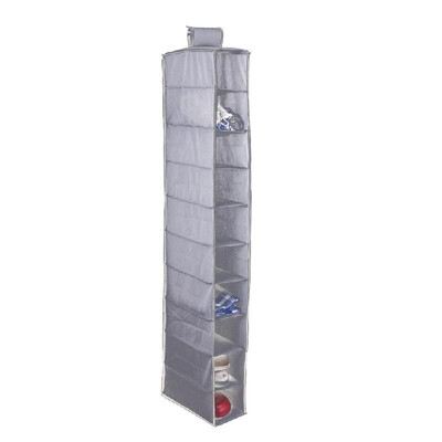 

10 Layers Hanging Garment Bag Clothes Storage Bag Shoes Clothing Organizer