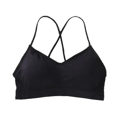 

Sexy Beauty Back Cross Hollow Camisole Female Bottoming Sports Bra