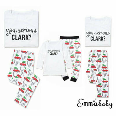 

Family Match Kid Mom Dad Christmas Pajamas PJs Set Xmas Sleepwear Nightwear Gift