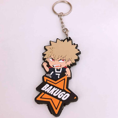 

CAR-TOBBY Anime My Hero Academia Boku No Hero Academia Keyring PVC Single Side Keychain