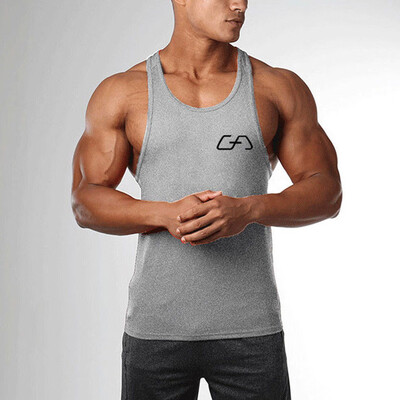 

Men Tank Tops Undershirt Vest Singlet Gym Athletic Bodybuilding Fitness Muscle