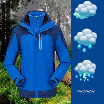 

Toponeto Men Winter Hooded Softshell Windproof Waterproof Soft Coat Shell Jacket
