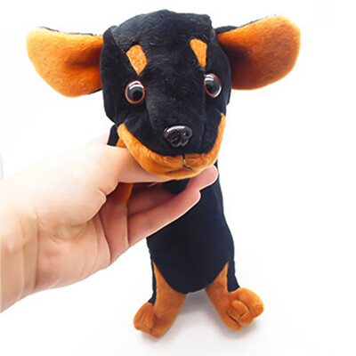 

Cartoon Plush 3D Dog Pencil Case Animal Pen Zipper Bag Kids School Stationery