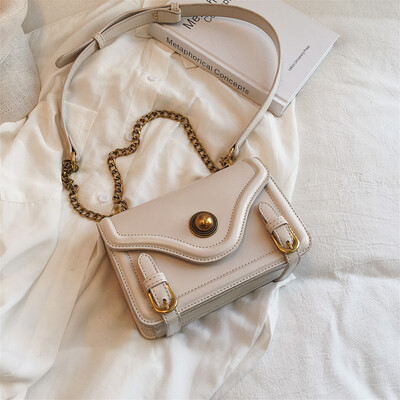 

New Small Women Crossbody Bags 2019 Motorcycle Shoulder Bag High Quality Flap Chains Fashion Messenger Bag Ladies Bolso Femenino