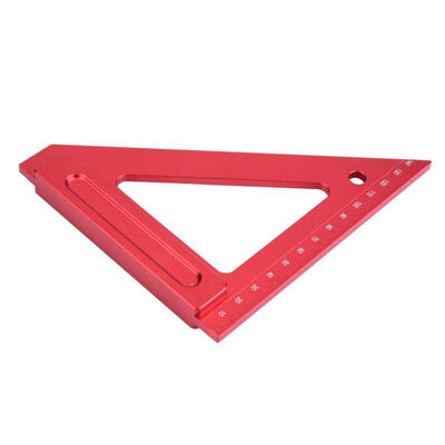 

Greensen 150mm Aluminum Alloy Triangle Straight Ruler Measuring Tool For Woodworking
