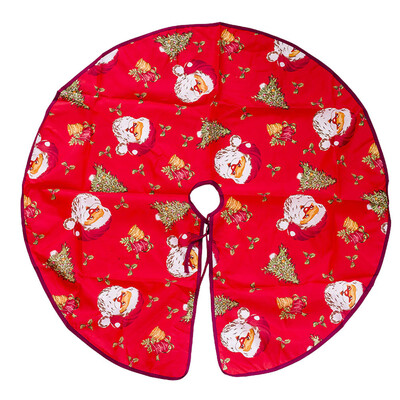 

Tailored Diameter 90cm Red Christmas Tree Skirt Christmas Tree Decorations