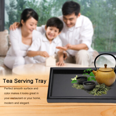

Greensen Rectangle Shape Solid Wood Tea Coffee Snack Food Meals Serving Tray Plate Restaurant Trays Wood Serving TrayTea Tray