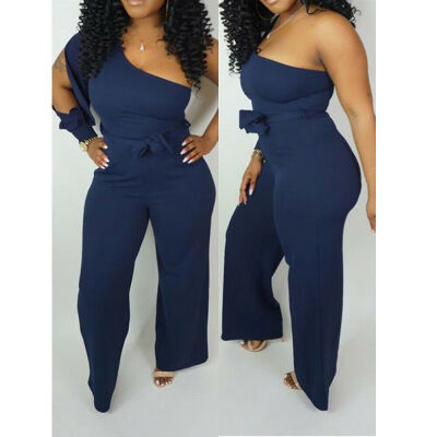 

Women Ladies Wide Leg Clubwear Summer Playsuit Bodycon Party Jumpsuit Romper Trousers Plus Size