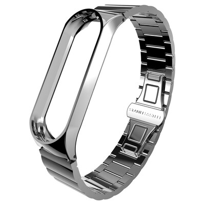 

〖Follure〗Fashion Luxury Stainless Steel Bracelet Watch Band Strap For XiaoMi Mi Band 4