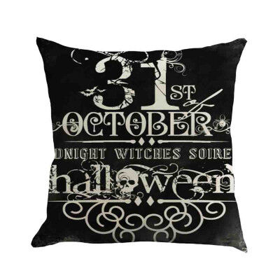 

〖Follure〗Halloween Ghost Pillow Case Sofa Waist Throw Cushion Cover Home Decor