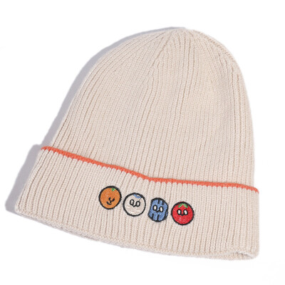 

Hat Lady Autumn&Winter Korean Edition Chao Wool Cap Fashion 100 Sets Knitted Cap Lovely Cartoon Korean ins Mens Cold Cap