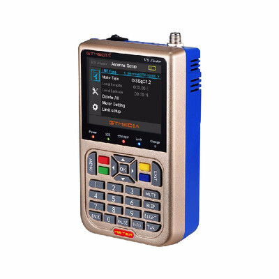 

GTMEDIA TV Signal Finder Meter DVB-SS2S2X HD Digital Meter 35-inch LCD Dispaly 3000mAh Battery