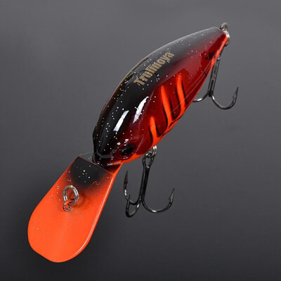 

Trulinoya DW21 64mm 165g 25-32m Mini Crank Fishing Lure Hard Bait with VMC Hooks Red