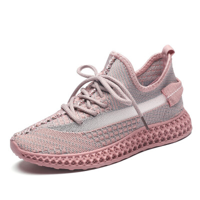 

DIWEINI 2019 New Pink sneakers women Autumn Winter Casual Shoes Breathable Mesh Flat Shoes Woman Trainers Shoes Tenis feminino