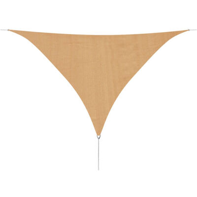 

Sunshade Sail HDPE Triangular 118x118x118 Beige