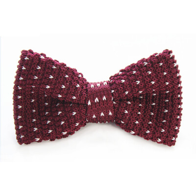 

Manufacturers retail wholesale custom-made knitted cotton bow tie a generation of new knitted bow tie wool bow tie