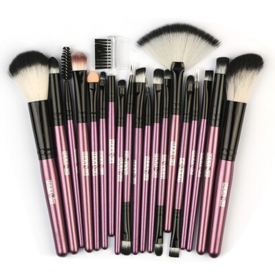 

18pcs Wooden Foundation Cosmetic Eyebrow Eyeshadow Brush Makeup Brush Sets Tools Maquiagem