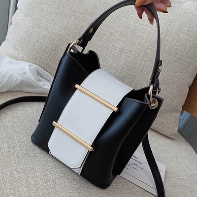 

Korean bucket bag womens bag 2019 summer new messenger bag women Joker niche retro shoulder bag