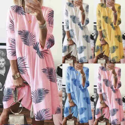 

CA Lady Cocktail Party Evening Summer Beach Sundress Women Boho Mini Maxi Dress