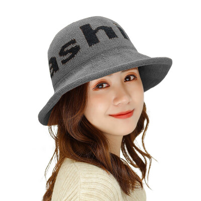 

Fallwinter new warm wool fisherman hat ladies Korean alphabet fashion trend Joker along the basin cap wholesale