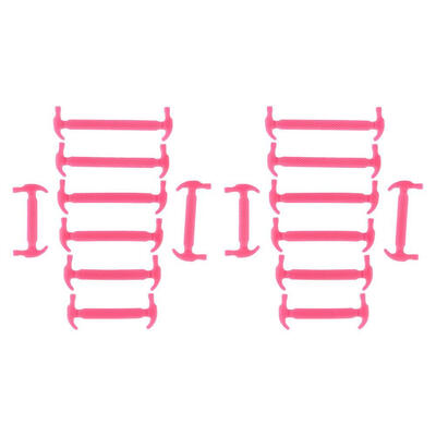 

16pcsSet Hammer-shaped Kids Adult No Tie Elastic Lazy Silicone Shoelaces