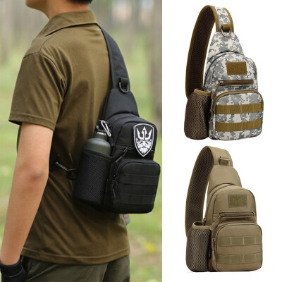 

3color Men Outdoor Tactical Military Crossbody Bag Adjustable Strap Messenger Shoulder Bag Sling Waterproof Chest Bag