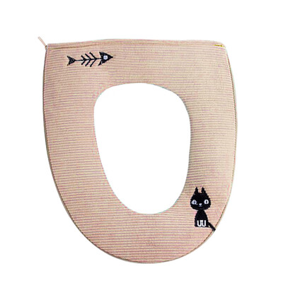 

Gobestart Bathroom Protector Closestool Soft Warmer All Shape Toilet Cover Seat Lid Pad