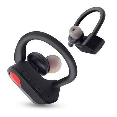 

True Wireless Sport Earphones Headphones Bluetooth Stereo Headset with Mic