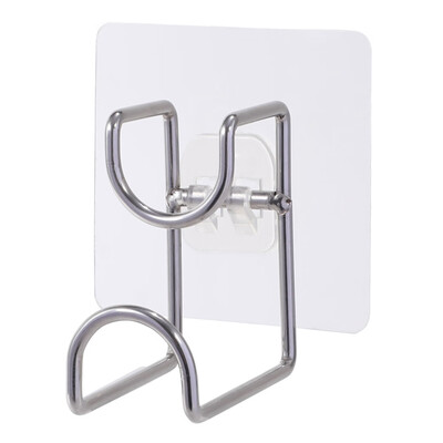 

Stainless Steel Hanger Bathroom Kitchen Basin Reusable Sticker Hook